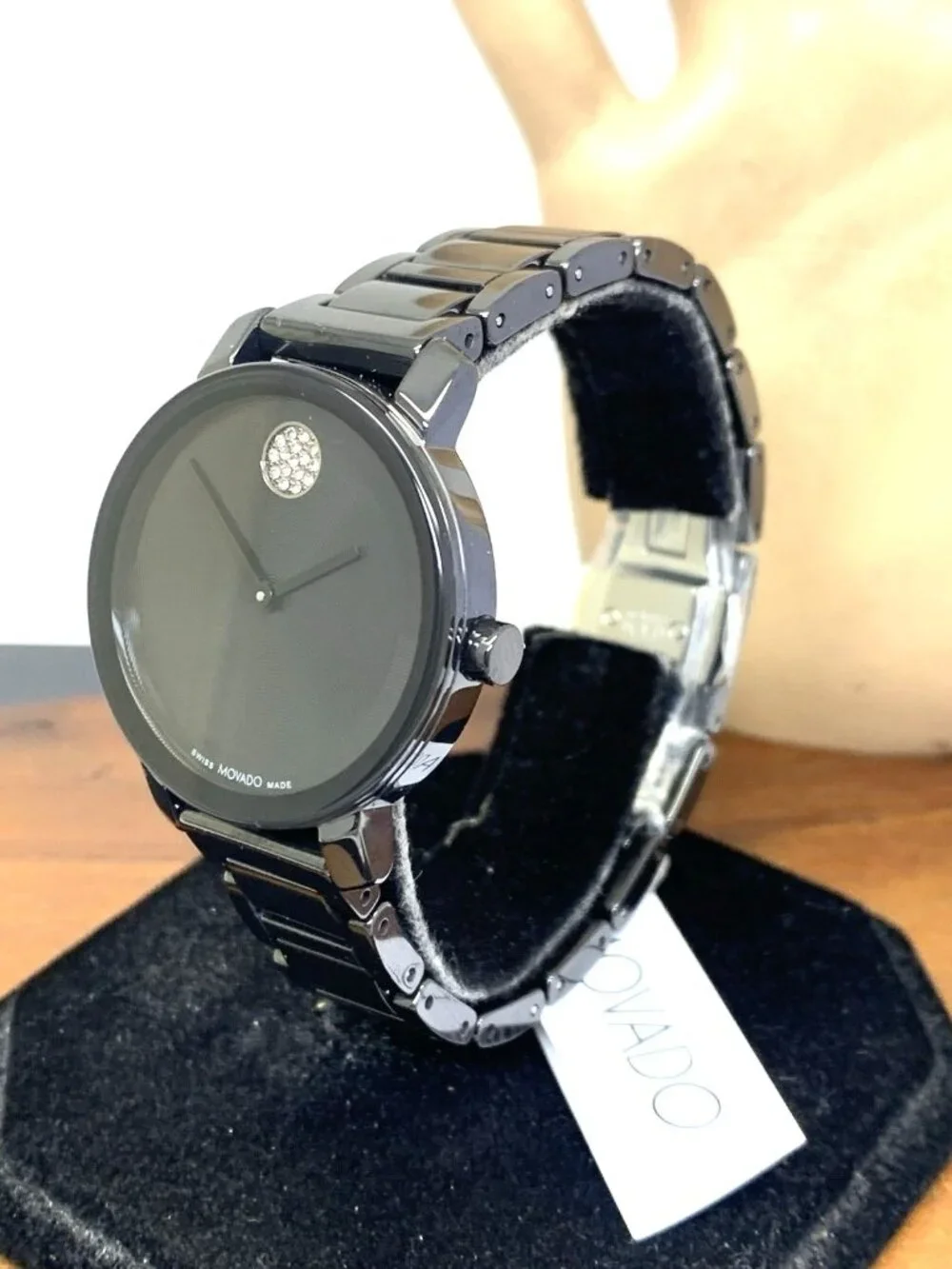 Movado Women's Watch 3601235 Bold Evolution Swiss Quartz Black Ceramic 34mm